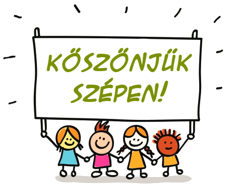 Köszönet iskolánk támogatóinak! Köszönet iskolánk támogatóinak!